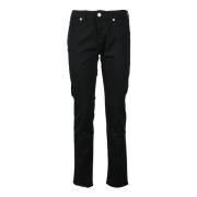 Stijlvolle katoenen elastaan jeans Love Moschino , Black , Dames