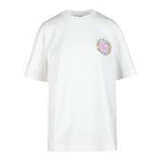 Katoenen T-shirt Etro , White , Dames