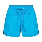 Actieve shorts in technisch nylon gevoerd met kobaltblauw gaas Iceberg...