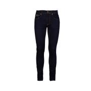 Effen Skinny Jeans Versace Jeans Couture , Blue , Heren