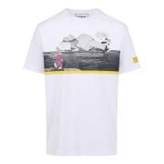 Wit regular fit katoenen jersey T-shirt met logo Iceberg , White , Her...