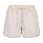 Actieve shorts in technisch nylon gevoerd met poedergekleurd gaas Iceb...