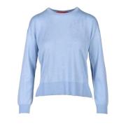 Zijden Kasjmier Trui Wild Cashmere , Blue , Dames