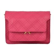 Leren Schoudertas Marni , Pink , Dames