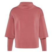 Gelaagde Scuba Sweatshirt met Opstaande Kraag s.Oliver , Pink , Dames