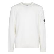 Sea Island Crew Neck Gebreide Trui C.p. Company , White , Heren