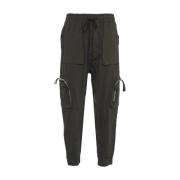 Cargo Broek Oliv Ss25 Thom Krom , Green , Heren