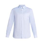 Lichtblauwe Button-Down Overhemd Salvatore Ferragamo , Blue , Heren