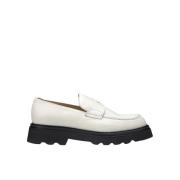 Dames leren loafers | wit Doucal's , White , Dames