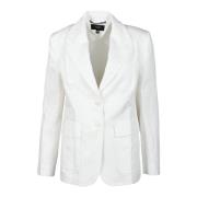 Katoenen Linnen Jas Max Mara Weekend , White , Dames