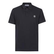 Slim Fit Polo Shirt Stone Island , Blue , Heren