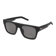 Stijlvolle zonnebril TH 1976/S Tommy Hilfiger , Black , Heren