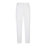 Slim katoen nylon broek New York Eleventy , White , Dames