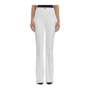 Wijde Broek Elisabetta Franchi , White , Dames