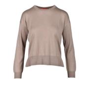 Zijde Kasjmier Trui Wild Cashmere , Beige , Dames