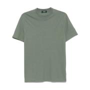 Groene T-shirts en Polos Zanone , Green , Heren