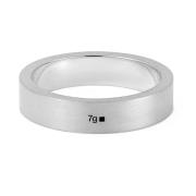 Lint Ring Gemaakt in Frankrijk Le Gramme , Gray , Unisex