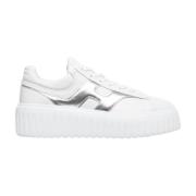 Witte Sneakers met Plateauzool Hogan , White , Dames