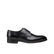 Herens Derby veterschoenen van leer | zwart Doucal's , Black , Heren