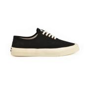 Stijlvolle Sneakers met Rubberen Zool Maison Kitsuné , Black , Heren