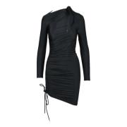 Elegante Korte Jurk Balenciaga , Black , Dames