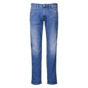 Blauwe Jeans Stijlvol Model Replay , Blue , Heren