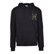 X Sweatshirt in katoen-polyester mix Richmond , Black , Heren