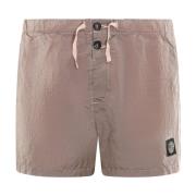 Heren Shorts Stone Island , Pink , Heren