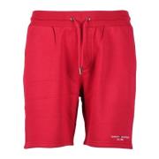 Katoenmix Bermuda Shorts Tommy Hilfiger , Red , Heren