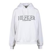 Katoenen Sweatshirt Tommy Hilfiger , White , Dames