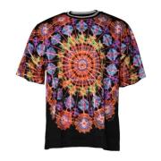 Kaleidoscoop Print Crew Neck T-shirt Dolce & Gabbana , Multicolor , He...