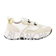 Witte Sneakers met Rubberen Zool Voile Blanche , White , Heren