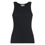 Zwarte Stijlvolle Jurk Ganni , Black , Dames