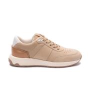 Roze Veterschoenen met Geperforeerde Details Tod's , Beige , Heren