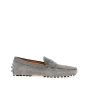 Grijze Platte Schoenen Amandel Teen Tod's , Gray , Heren