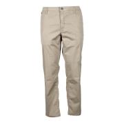 Katoen Elastaan Broek Replay , Beige , Heren