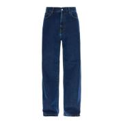 Loszittende Tapered Leg Jeans Carhartt Wip , Blue , Heren