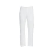 Witte Linnen Wijde Pijp Broek Transit , White , Heren