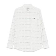 Witte Krall Button Shirt Vivienne Westwood , White , Heren