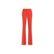 Tiger Tooth Flared Trousers Roberto Cavalli , Orange , Dames