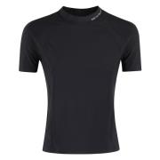 Mock Neck Rashguard Top T by Alexander Wang , Black , Dames