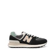 Suede Sneakers voor Mannen New Balance , Black , Heren