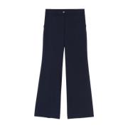 Blauwe Elegante Broek Dameskleding Semicouture , Blue , Dames