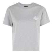 Boxy Rue Madame T-Shirt A.p.c. , Gray , Dames