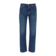 Klassieke Denim Jeans Off White , Blue , Heren