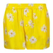 Madeliefjesprint Korte Jurk Moschino , Yellow , Dames