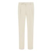 Stretch Katoen/TENCEL? Broek Boggi Milano , Beige , Heren