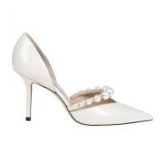 Parelband Lakleren Pumps Jimmy Choo , White , Dames