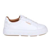 Ladybug Wit Leren Sneakers Tory Burch , White , Dames