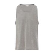 Ash Classic Tank Top Ami Paris , Gray , Heren